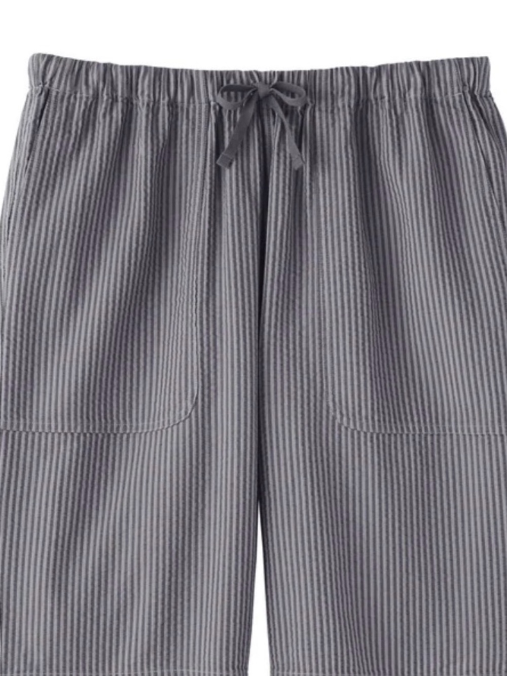 Muji Airy Seersucker Pants - Picture 2 of 2